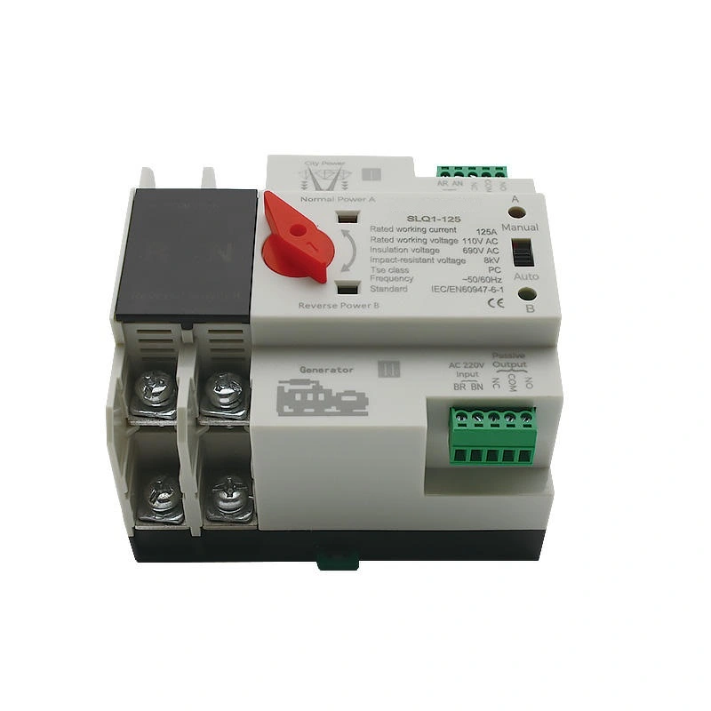 Automatic Transfer Switch (ATS) or automatic changeover switch 125 amp