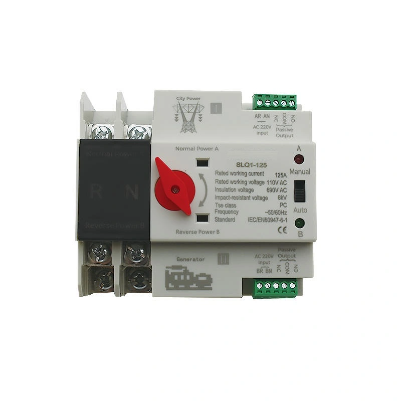 Automatic Transfer Switch (ATS) or automatic changeover switch 125 amp